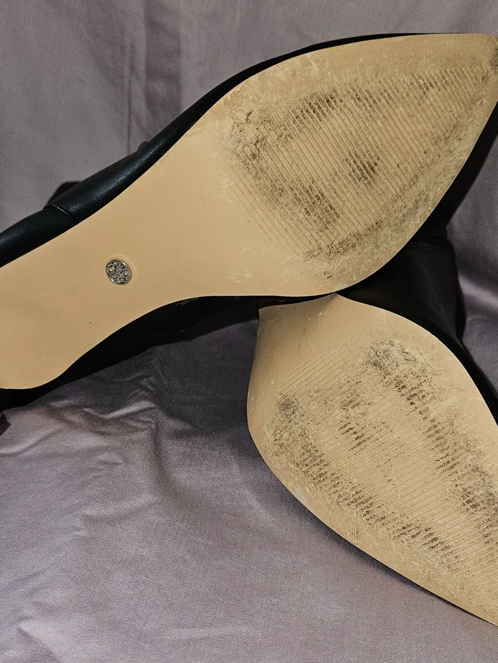 XOXO Black Ankle Booties with Side Zip - Picture 6 of 6